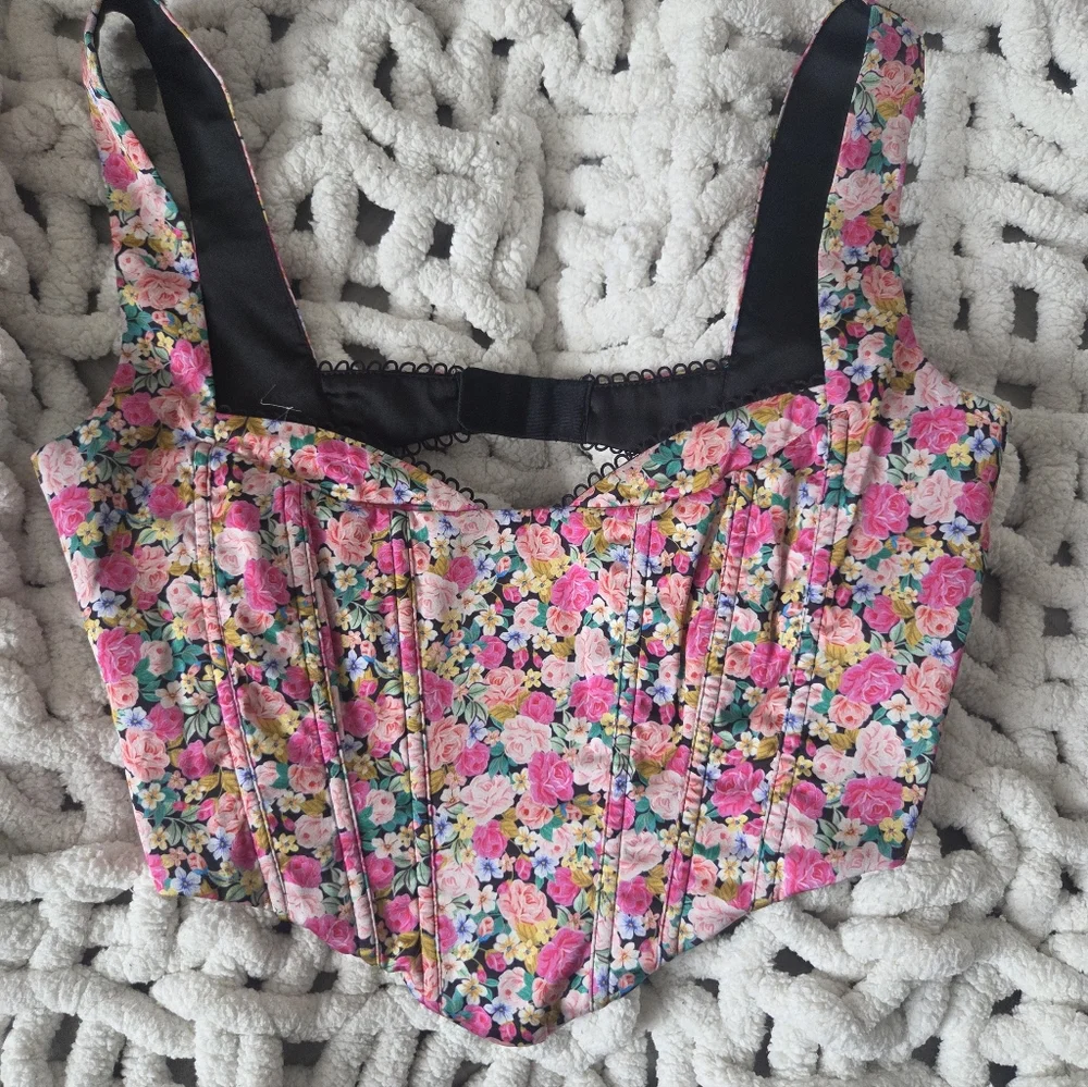 For Love & Lemons Gladiola Crop Top, Sz S - Picture 4 of 4